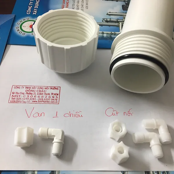 Bộ vỏ màng RO gia đình tiết kiệm không gian