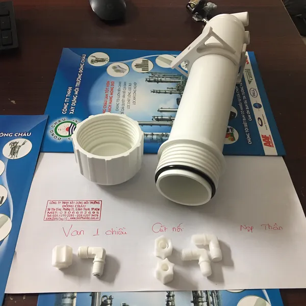 Bộ vỏ màng RO gia đình tiết kiệm không gian