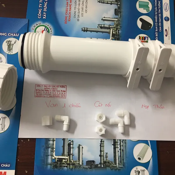 Bộ vỏ màng RO gia đình tiết kiệm không gian