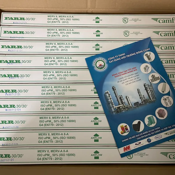 Bộ Lọc Giấy Camfil Merv 8 24x24x1