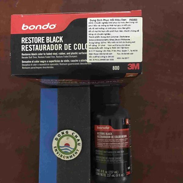 Chai phục hồi nhựa đen nhám 3M PN0800 cao cấp
