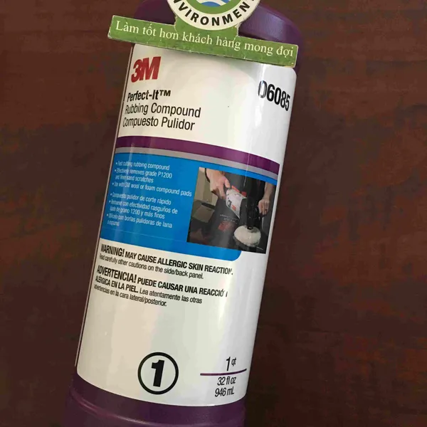 Chai dung dịch đánh bóng 3M 06085 chuyên dụng cho xe