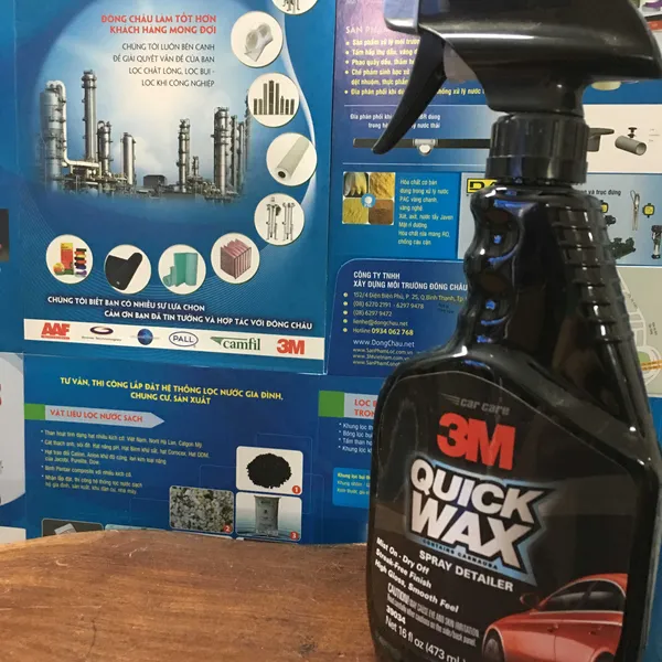 3M 39034 Quick Wax Chai xịt tăng độ bóng sơn