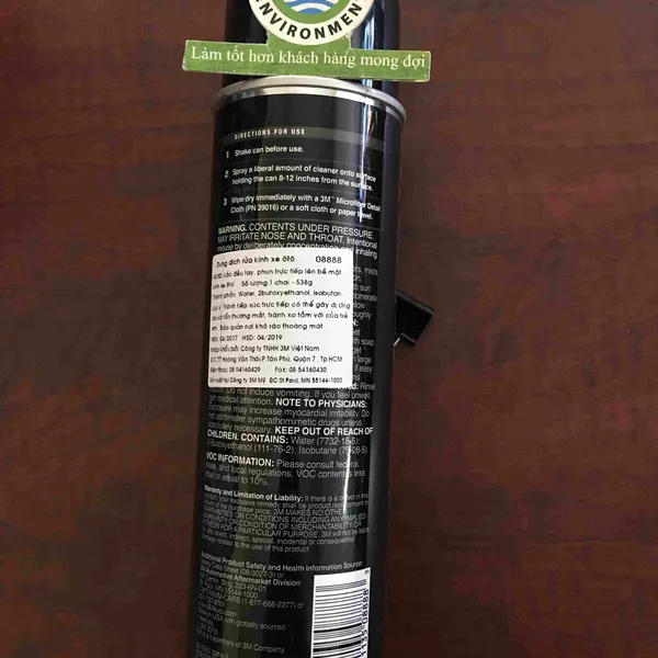 Chai xịt làm sạch kính ô tô 3M 08888
