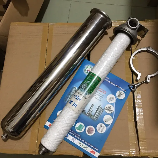 Cốc Lọc Nước 20 Inch Kết Nối Clamp