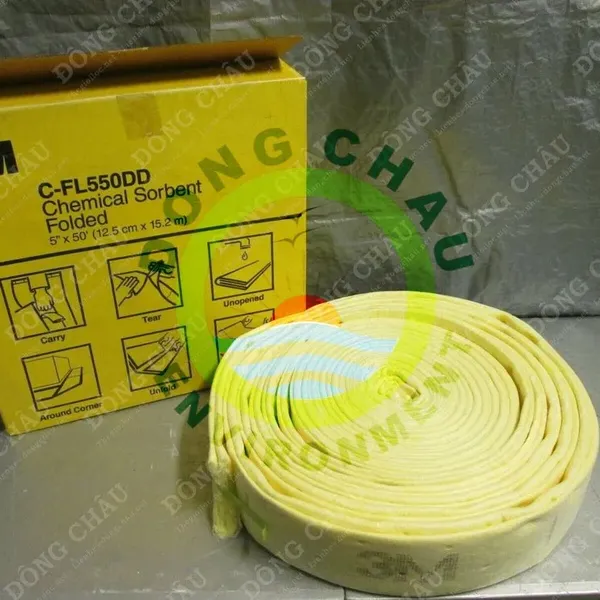 Cuộn thấm hút hóa chất đổ tràn 3M C-FL550DD