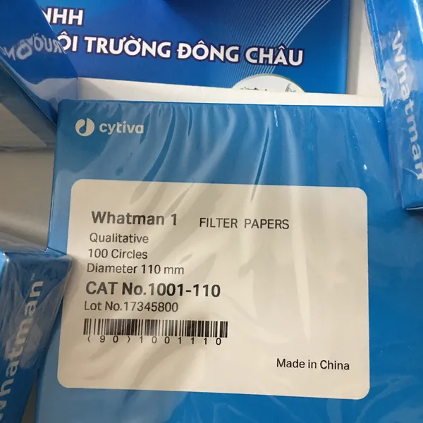 CYTIVA WHATMAN 1001-110 GIẤY LỌC ĐỊNH TÍNH PTN