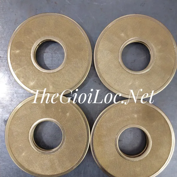 Đĩa (dĩa) lưới đồng lọc dầu thủy lực đục lỗ tròn