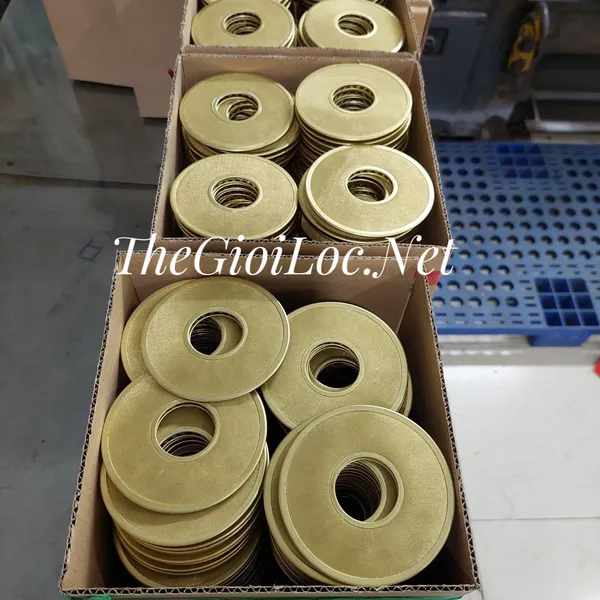 Đĩa (dĩa) lưới đồng lọc dầu thủy lực đục lỗ tròn