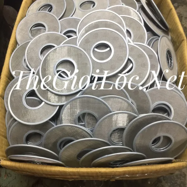 Đĩa (dĩa) lưới INOX 304 lọc dầu thủy lực đục lổ tròn