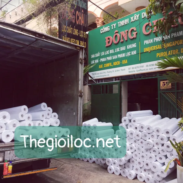 Cuộn giấy lọc trong sản xuất đồng nhôm