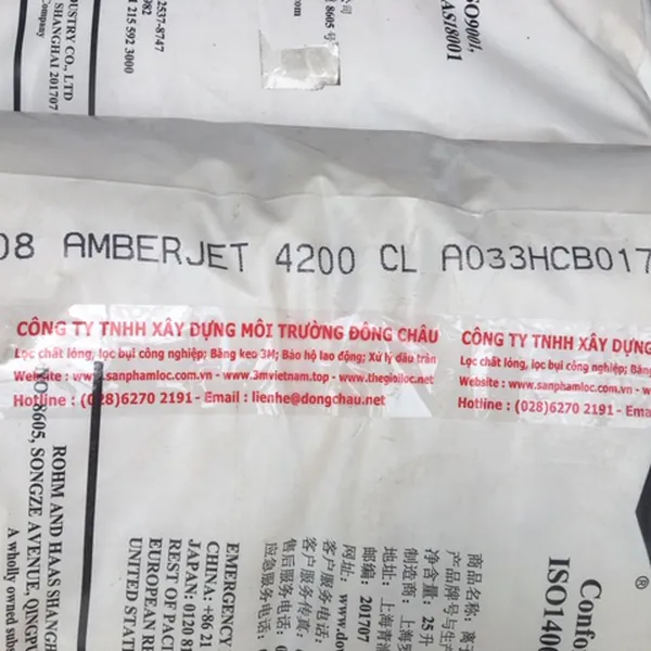 Công Nghệ Hạt Nhựa Dow Amberjet 4200 Cl
