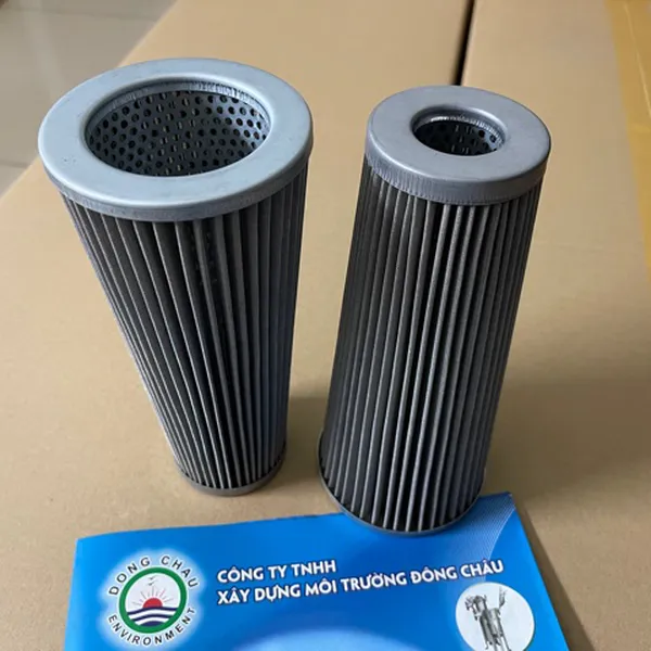 Lõi Lọc Dầu Thủy Lực Inox Gấp Nếp Hình Phễu Chóp