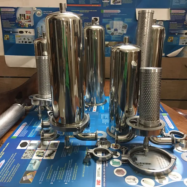 Bộ bình lõi lọc tách hơi dầu lọc khí nóng