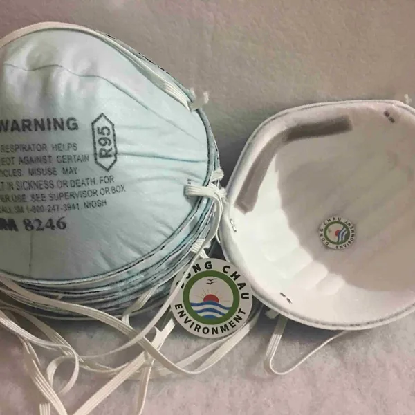 Khẩu trang 3M™ 8246 R95 Lọc bụi và hơi axit