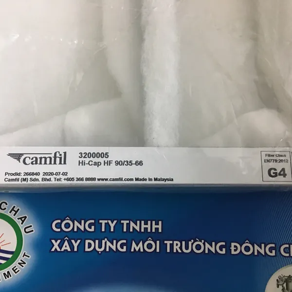 Khung lọc khí camfil G4 dạng túi lọc thô