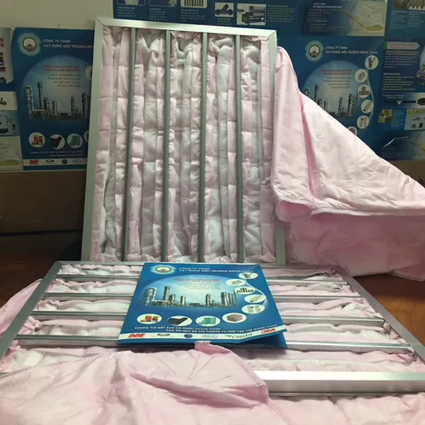 Khung Lọc Túi F7 Hiệu Suất Trung Bình Màu Hồng