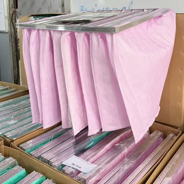 Khung Lọc Túi F7 Hiệu Suất Trung Bình Màu Hồng