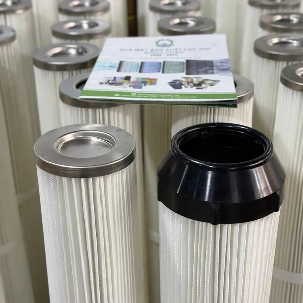 Lõi Lọc Bụi PE OD153 Nắp Nhựa – Lỗ 92 – Đủ Kích Thước 600mm / 1000mm