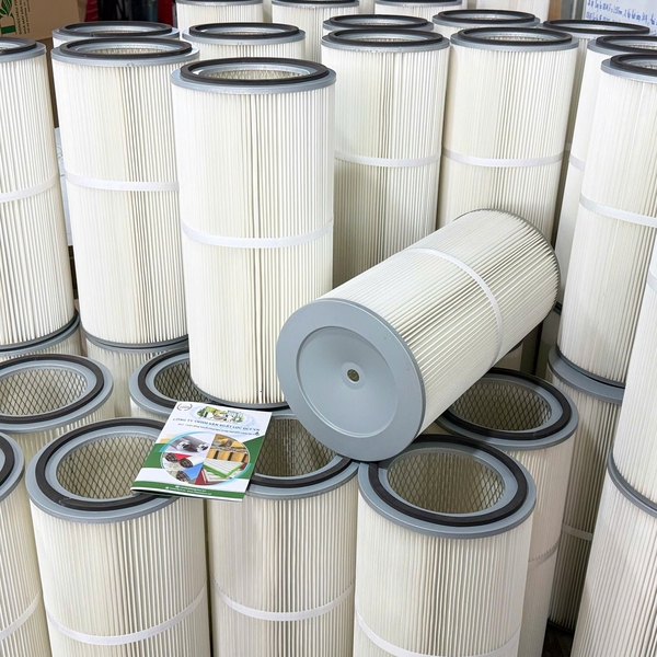 Lõi Lọc Bụi PE Hai Đầu Hở Có Lưới Bên Trong