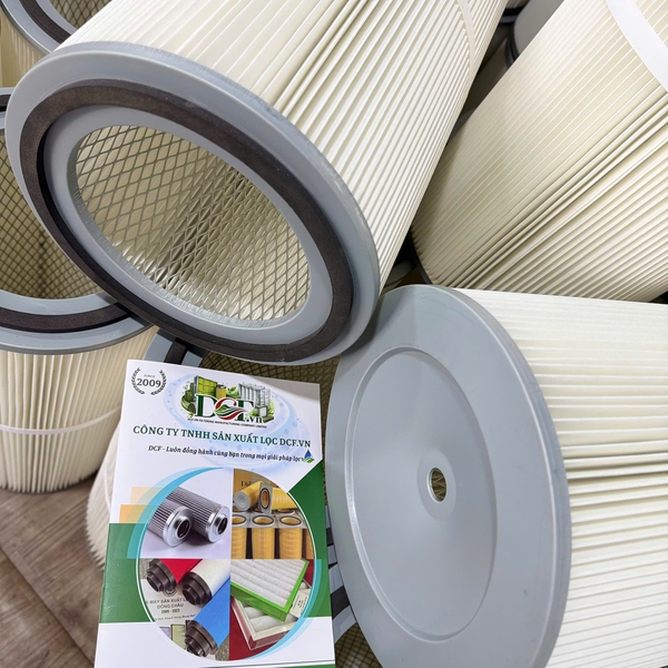 Lõi Lọc Bụi PE Hai Đầu Hở Có Lưới Bên Trong
