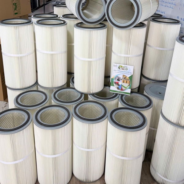 Lõi Lọc Bụi PE Hai Đầu Hở Có Lưới Bên Trong