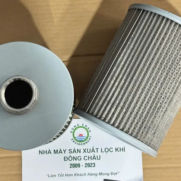 Lõi lọc dầu thủy lực lưới inox – OD150 x Ren 420 x H200mm tấm đục lỗ bên trong