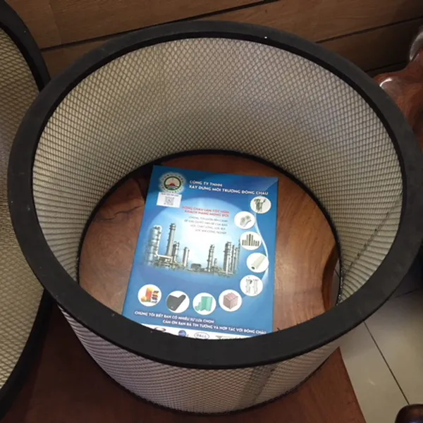 Lõi lọc bụi giấy nhựa PE hai đầu hở