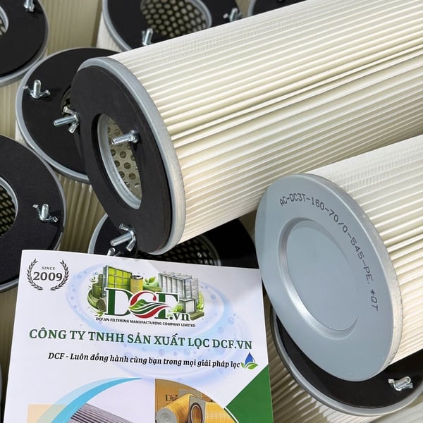 Lõi lọc bụi giấy PE 3 chấu: Giải pháp tối ưu cho hệ thống lọc bụi