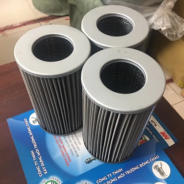Lõi lọc dầu thủy lực lưới inox gấp nếp