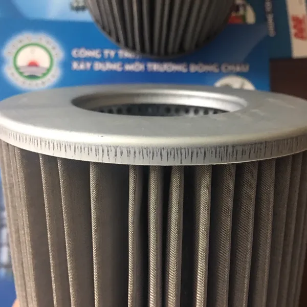 Lõi lọc dầu thủy lực lưới inox gấp nếp