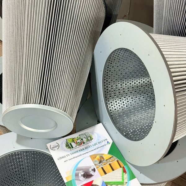 Lõi lọc bụi PE chống tĩnh điện hình nón có vành DCF.vn