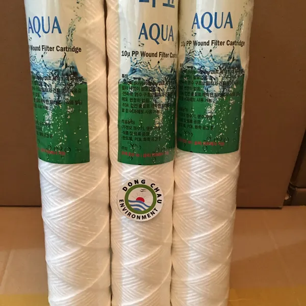 Lõi lọc sợi quấn Aqua 10 micron 20 inch