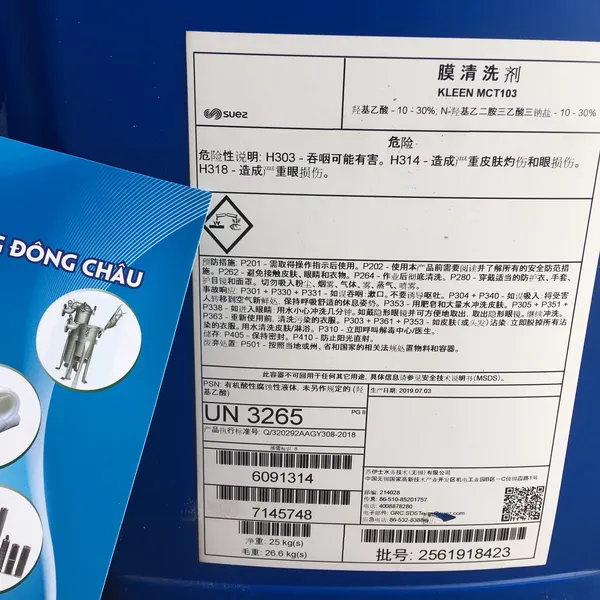 Kleen MCT103: Loại bỏ cặn bẩn