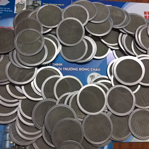 Đĩa Lọc Inox Dạng Tròn Có Bọc Viền