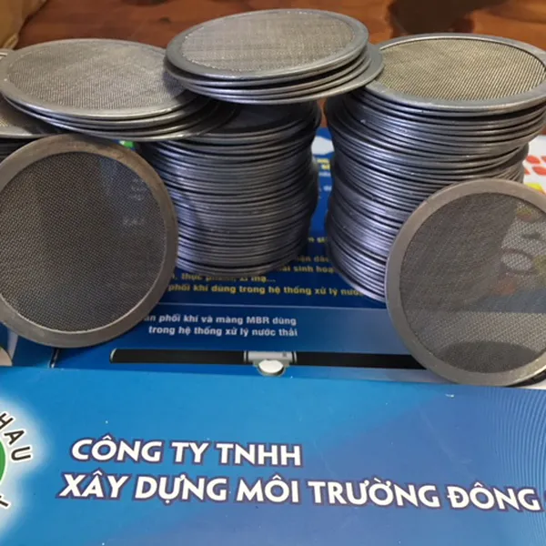 Đĩa Lọc Inox Dạng Tròn Có Bọc Viền
