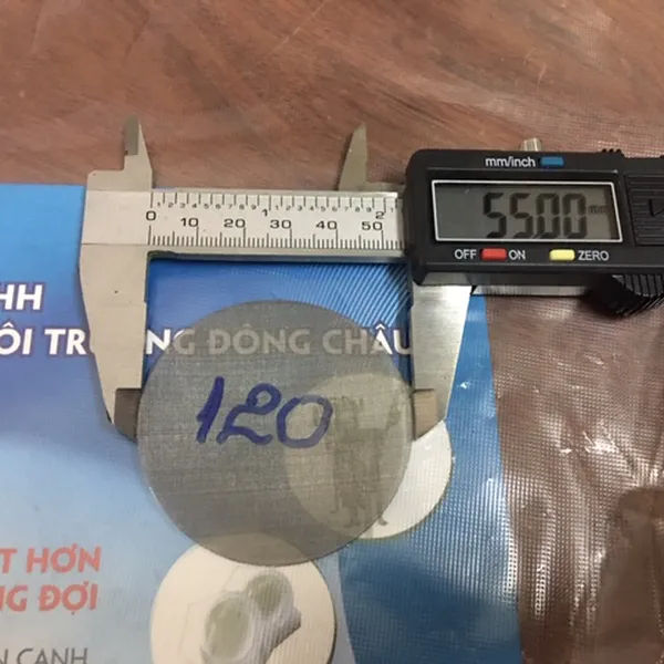 Đĩa Lọc Lưới Inox Không Bọc Viền