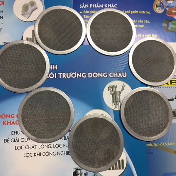 Đĩa Lọc Inox Dạng Tròn Có Bọc Viền