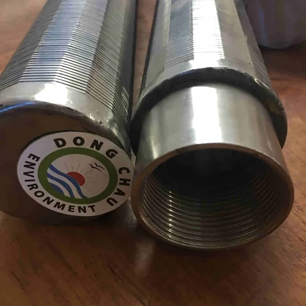 Ống lọc khe 0.1mm một đầu kín một đầu ren trong
