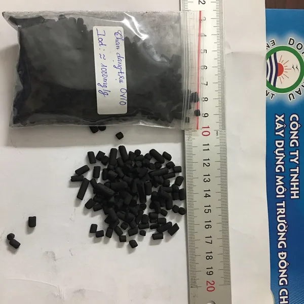 Than hoạt tính hình trụ ovio Ấn Độ