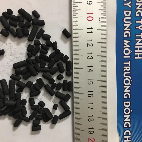 Than hoạt tính hình trụ ovio Ấn Độ