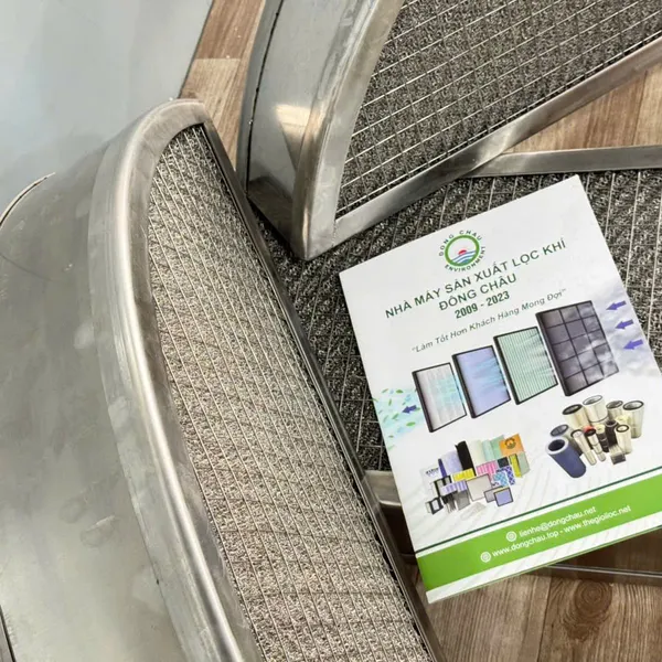 Phin lọc bụi công nghiệp dạng bùi nhùi 3 mảnh ghép