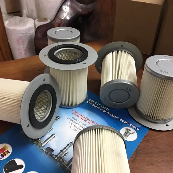 Phin lõi lọc bụi có vành dùng trong công nghiệp