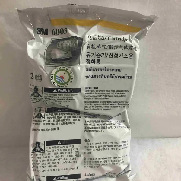 Phin Lọc Hơi Hữu Cơ/Khí Axit 3M™ 6003