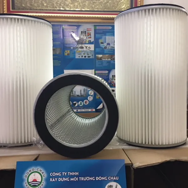 Lõi lọc bụi giấy nhựa PE hai đầu hở