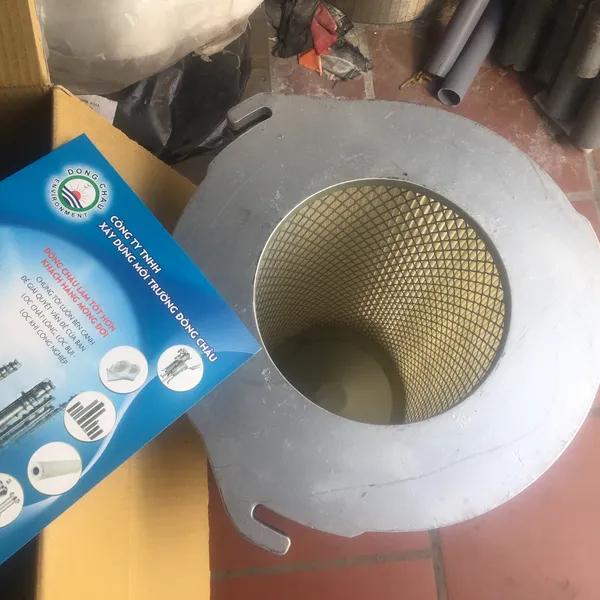 Lõi Lọc Bụi Giấy Nhựa PE Ba Ngàm