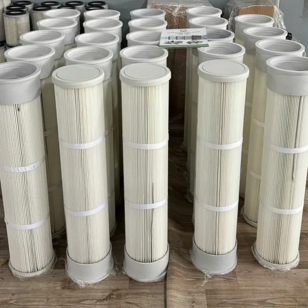 Phin Lõi Lọc Bụi PE Nắp và Đáy Cao Su