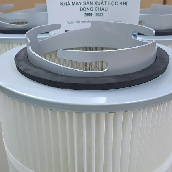 Ứng dụng phin ống lọc bụi có ngàm
