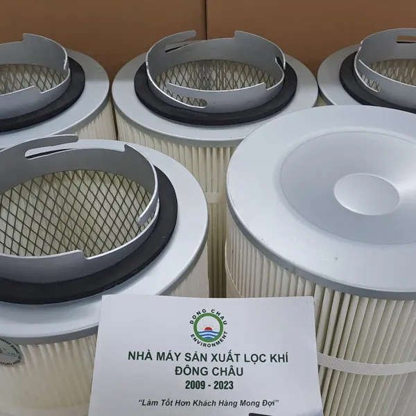 Ứng dụng phin ống lọc bụi có ngàm