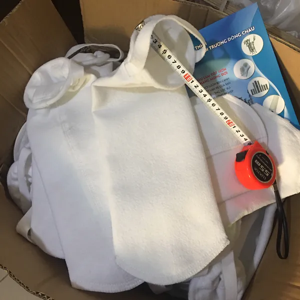 Túi vải lọc polyester vòng inox size 4